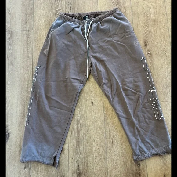 Darc Sport brown studded sweatpants - Picture 4 of 8